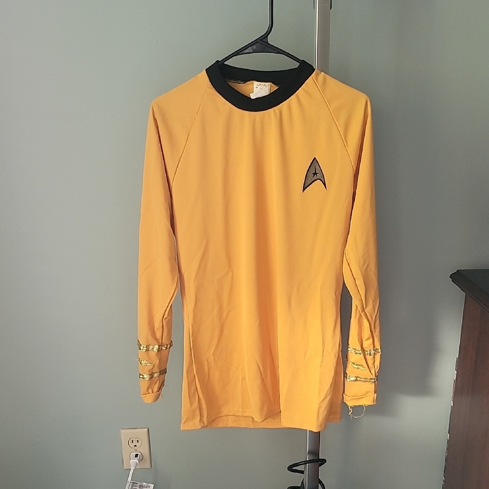 Vintage Starfleet Uniform Shirt. Captain KIRK